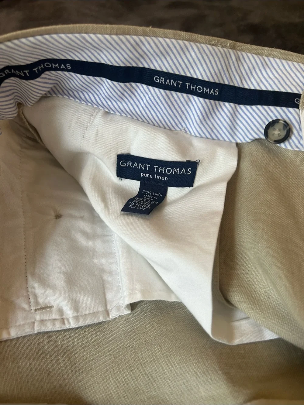 Grant Taylor Linen Dress Pants